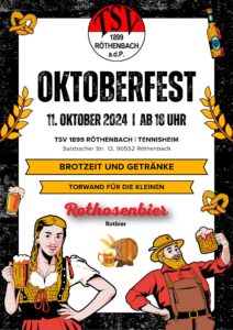 Read more about the article Oktoberfest am 11.10. im Tennisheim