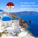 Speisegaststätte vom 08.09. bis 06.10. wegen Urlaub geschlossen